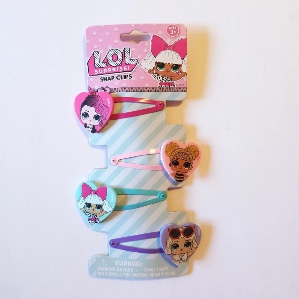 LOL SURPRISE DOLLS SNAP HAIR CLIPS